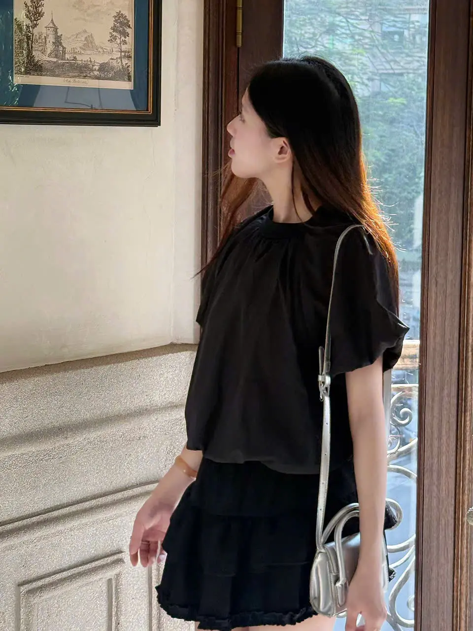 Áo kiểu dáng bồng cổ chun Miho House | BigBuy360 - bigbuy360.vn