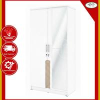 Gambar Lemari Pakaian 2 Pintu Cermin LP MARIBEL 2P dari Infinity Furniture Kota Tangerang 3 Tokopedia