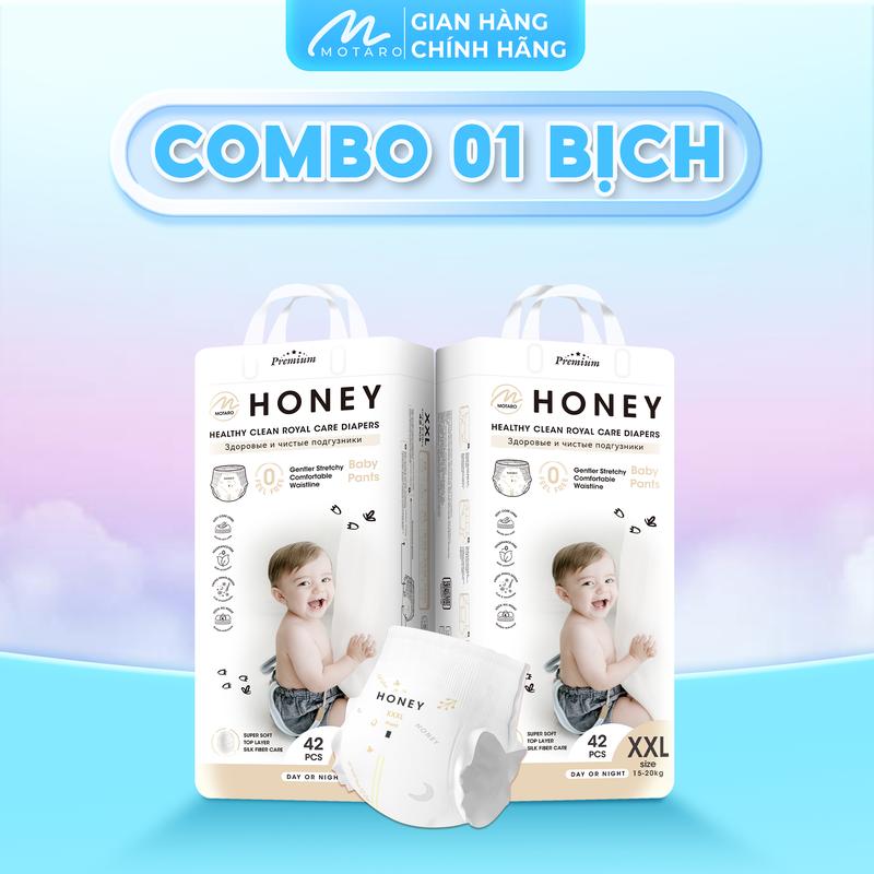 [LIVE KHÔNG QUÀ][HONEY] 1 Bịch Tã Bỉm Dán Quần HONEY PREMIUM/HONEY Thường Siêu Mềm Mại, An Toàn, Thấm Hút