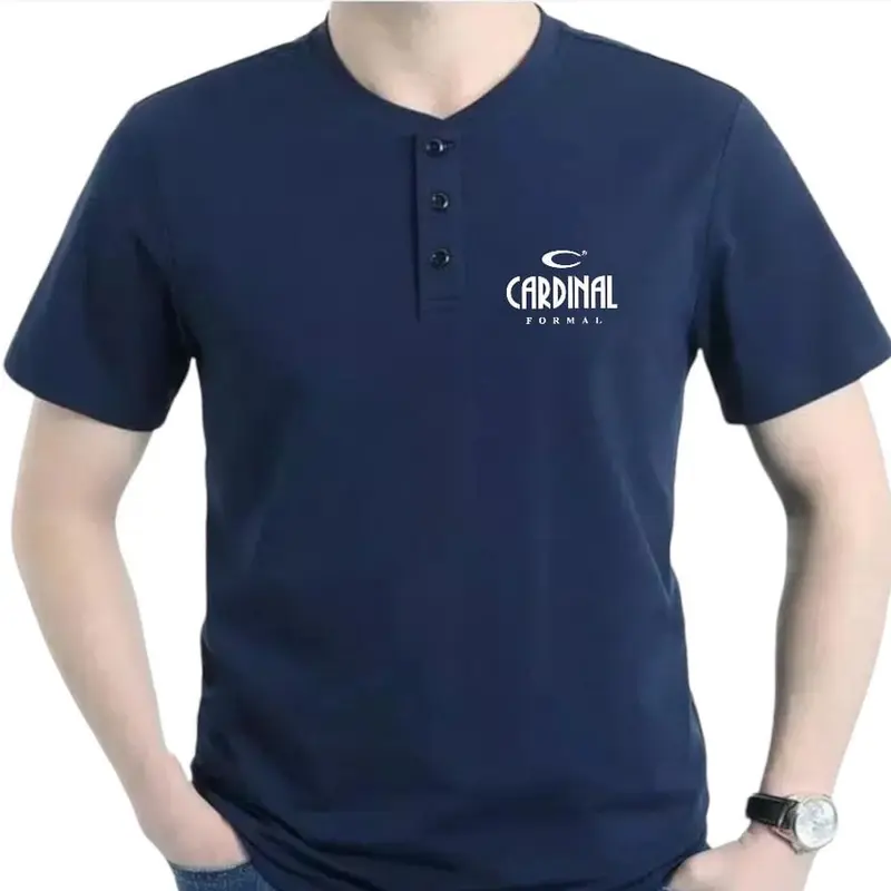 KAOS KANCING PRIA LENGAN PENDEK TERBARU/KAOS SABLON DISTRO/KAOS PRIA LENGAN PENDEK/KAOS HENLEY PREMIUM/KAOS TERBARU/T-SHIRT 7