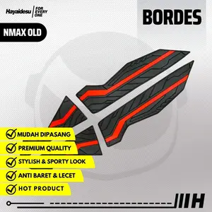 Hayaidesu NMAX OLD 2015-2019 Floor Step Boardrest Karpet Pijakan Kaki Motor - Bordes Premium Quality