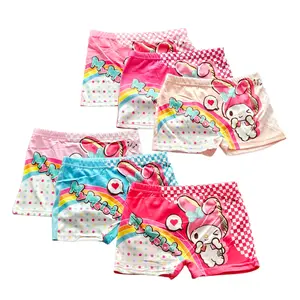 6pcs dan 12pcs Boxer Anak Cewek Celana Dalam Anak Perempuan Karet Bungkus Motif Size M,L,XL,2XL Fashion