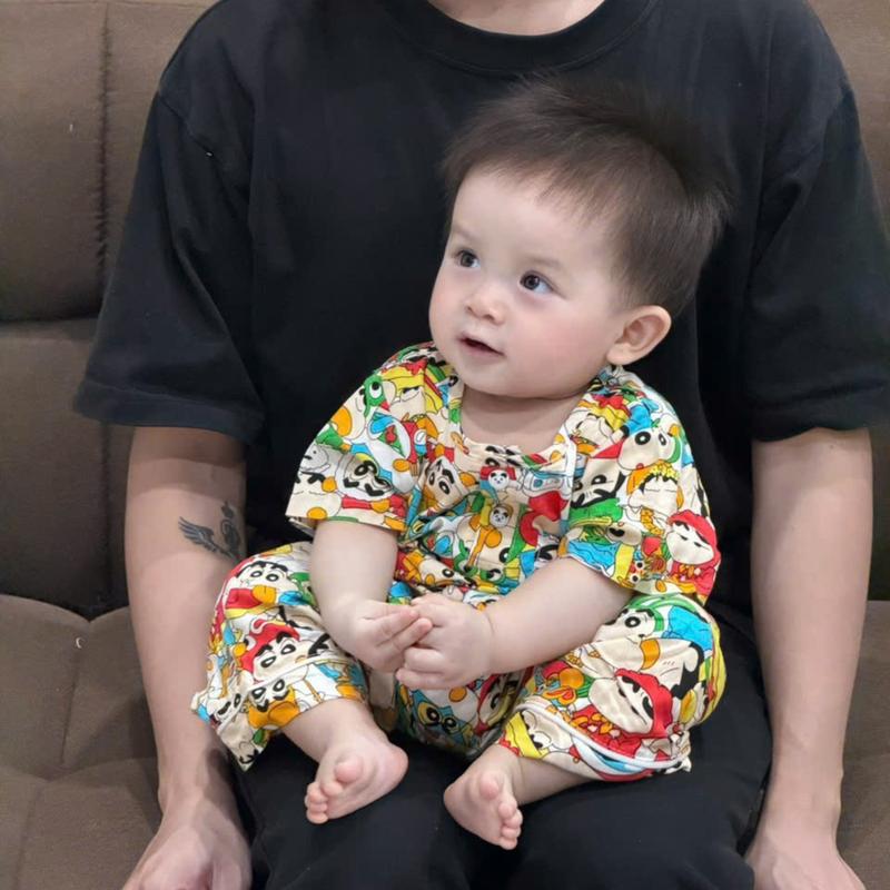 Đồ bộ tole mặc nhà cho bé trai bé gái tay ngắn quần dài GK001