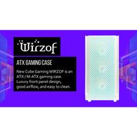 Gambar CASING CUBE GAMING WIRZOF - Mid Tower ATX Case Tempered Glass dari Techno Computer Bali Kota Denpasar 3 Tokopedia