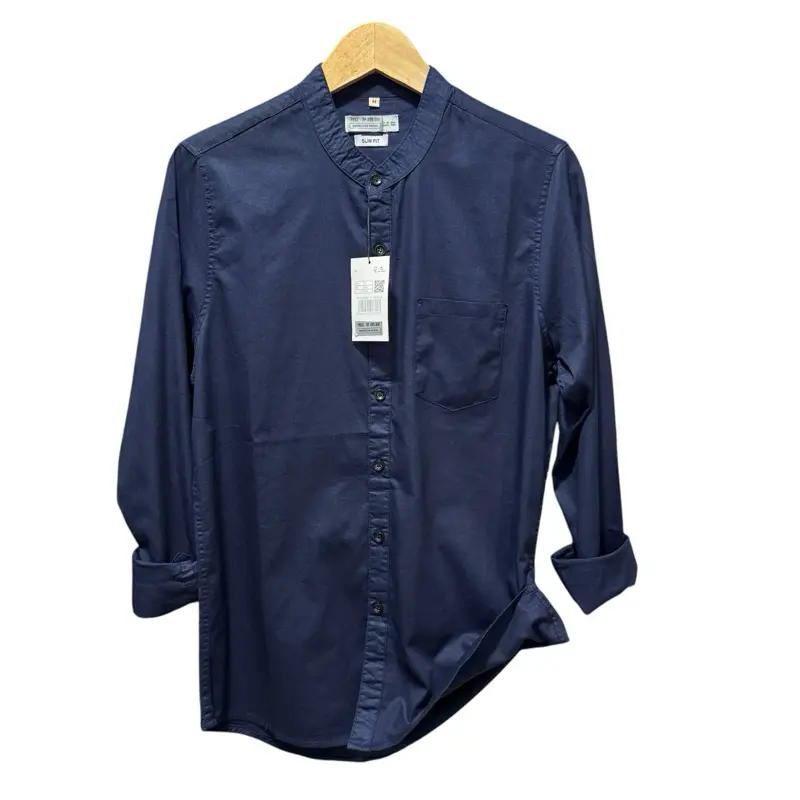 Kemeja Z4R4 basic kerah sanghai pria/ kemeja koko / kemeja casual pria 4