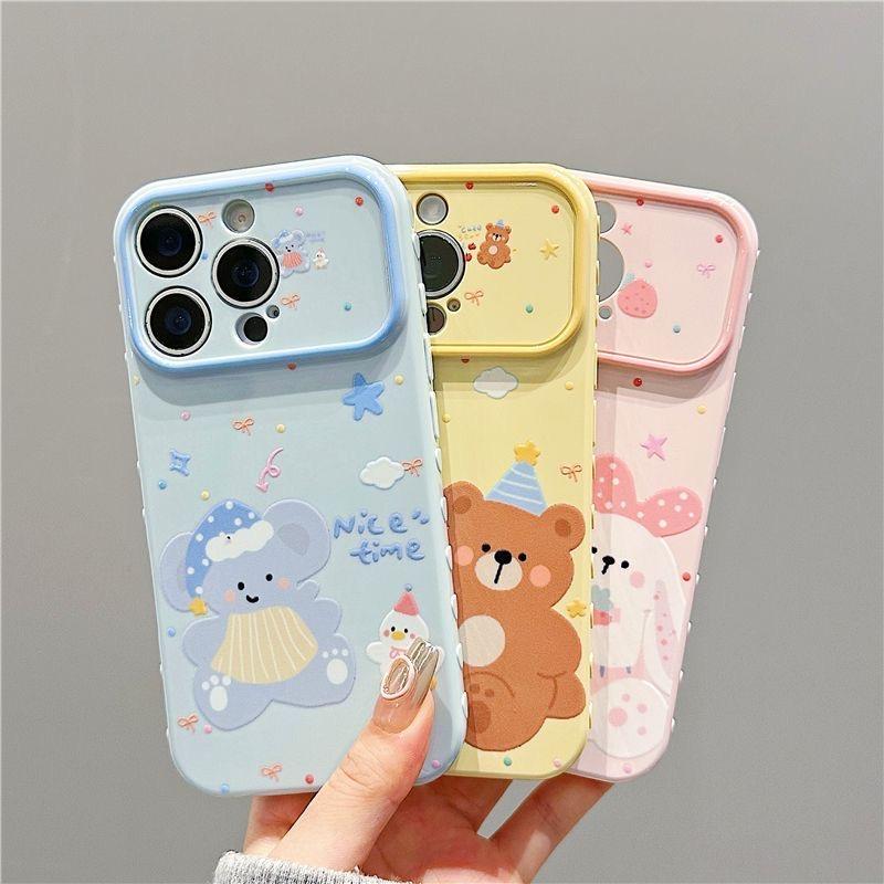 Những con vật nhỏ dễ thương phù hợp với ốp điện thoại iPhone 17/16/15, vỏ bảo vệ iPhone 14/13/12/11 promax, thiết kế hoạt hình dễ thương, chống sốc cho xsmax, iPhone 17 promax mới.