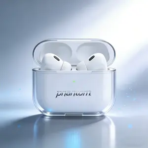 Versi Baru Tahun 2026 embedrone -PHANTOM G11 Earphone Nirkabel, Tahan Air IPX7, Baterai Tahan Lama, Bass Kuat, Surround 3D, Peredam Suara Cerdas, Gaming Esports, Panggilan, Musik, Olahraga, Earphone Bluetooth Nirkabel