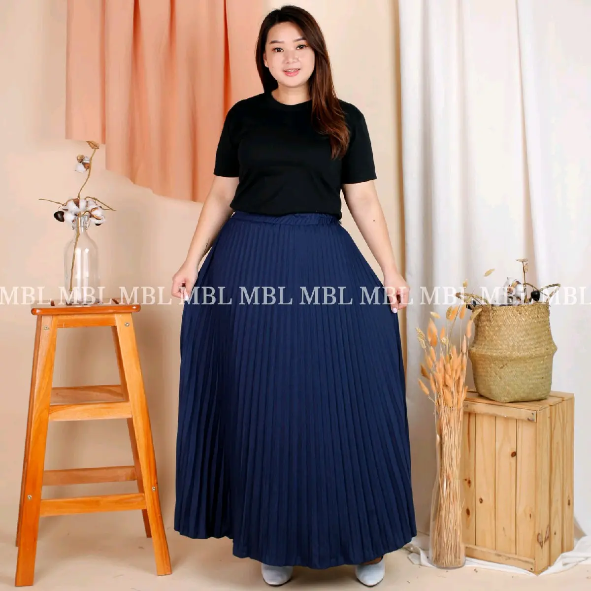 [RS] Pleated Flowly Skirt - Standard