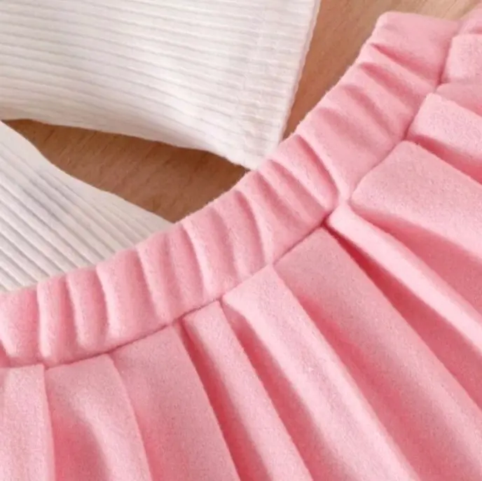 Setelan Baju Kniit Rok mini/Dress Anak perempuan usia 1-6 tahun Fashion Kids 2