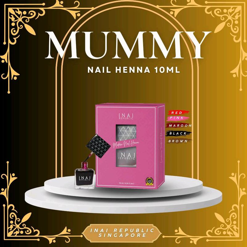 Inai Republic Mommy Nail Henna Nail Care essence inai merah - TikTok ...