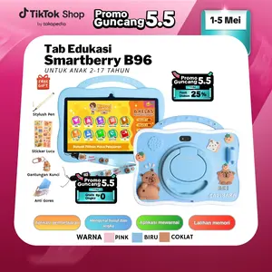 SMARTBERRY Kids Study Tab B95 / B96 - Tablet Anak Android 4/128GB 7 Inch 2 Kamera Bluetooth Wifi Layar Jernih Aman untuk Belajar dan Bermain