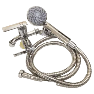 Paket Shower Kamar Mandi dan Kran Shower Cabang - 1/2 Inch Stainless 5 Mode Fungsi