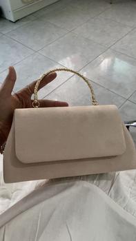 Product Review of OIKO Vanya Clutch Tas Pesta Wanita Suede Clutch Chrome Untuk Kondangan Perempuan Party Bag Wedding Gift Kado Seserahan Nikahan Hantaran Bridemaids Mewah Elegan Import Korean Style from z**1 0