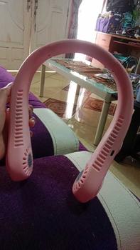 Product Review of 2024 Kipas Angin Gantung Leher Portable USB 20000mAh 5-Speed Wind Tanpa Baling Baling Neck Fan from +**ﾟ 0