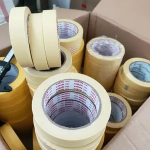 lakban kertas masking uk 24 mm x 40 meter kualitas premium
