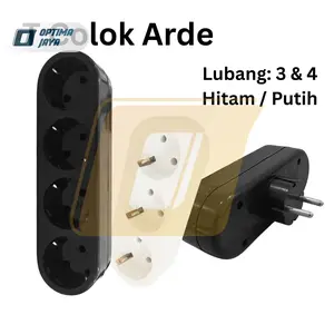 Steker Colok Listrik Tanpa Saklar TM-2883~4 / T Multi Colokan