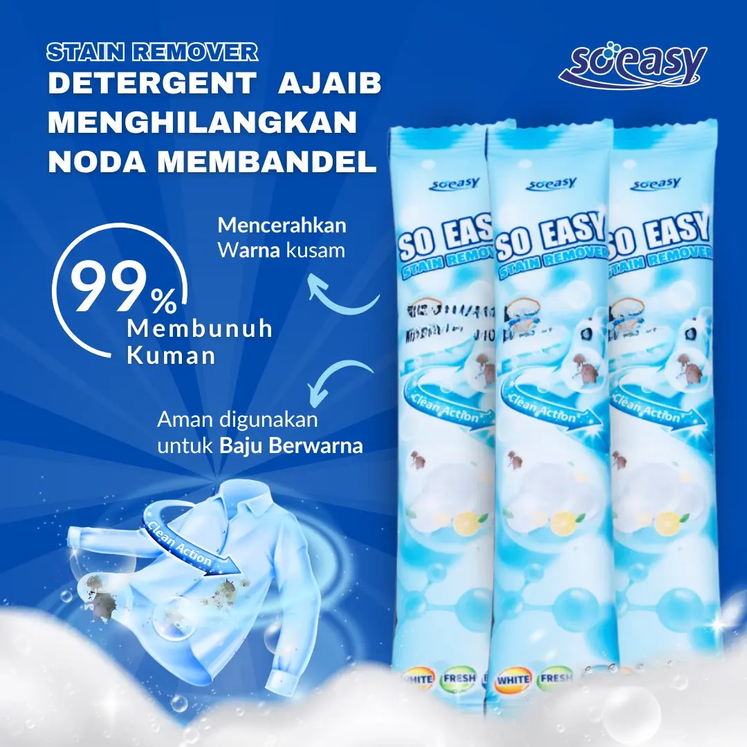 So Easy Stain Remover - OXY BUBUK - OXY Detergent - OXY Clean - Bubuk Deterjen Serbaguna - Laundry - Detergent