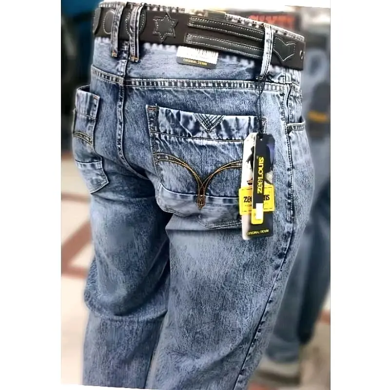 celana jeans zee Louis setandar original/celana jeans Louis pria terbaru terpopuler Panjang Denim Keren Nyaman Distro