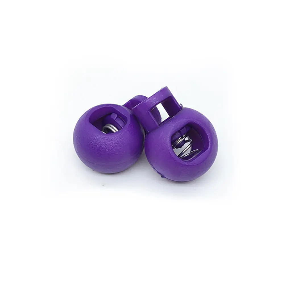 2pcs Cord Stoppers Lock End Toggles Spherical Elastic Locks Tool Sport Backpack Rope Clasp Sportswear Drawstring Button