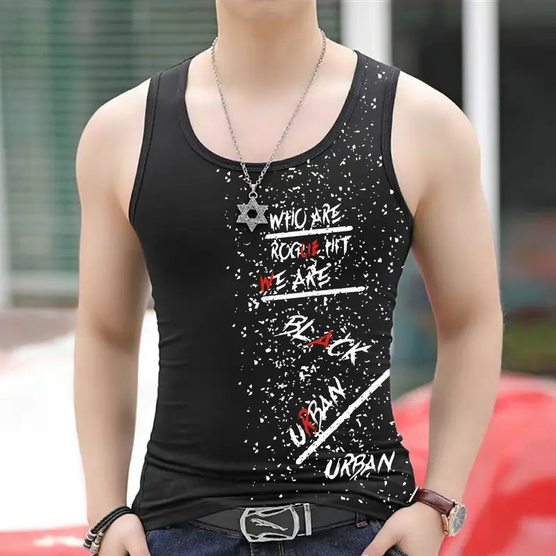 Bisa Cod Seluruh Indonesia/Atasan Saja/Singlet Black Urban - Singlet Murah 6