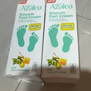 Twinpack Azalea Smooth Foot Cream (For Hand & Foot) - Krim Zaitun Perawatan & Pelembut Kaki, Siku, & Telapak Tangan Kering Pecah - Pecah