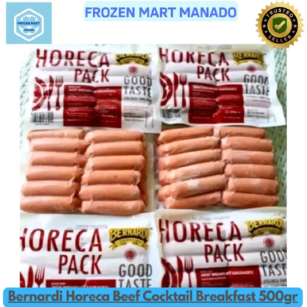Bernardi Horeca Beef Cocktail Breakfast 500gr - Frozen Mart Manado