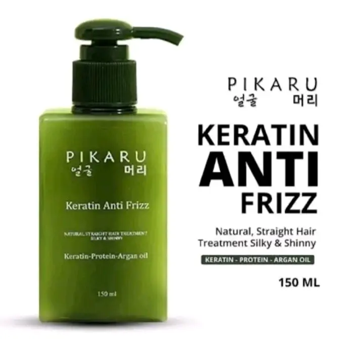 PIKARU KERATIN 150ML SAMPO HAIR TREATMENT ANTI FRIZZ MELURUSKAN RAMBUT
