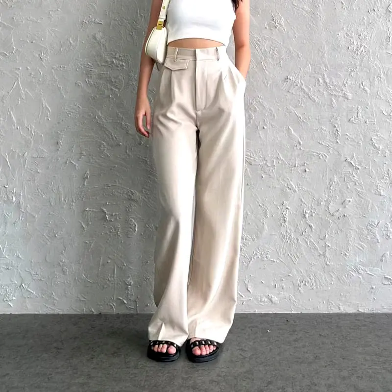 ORO PANTS - Loose Pants Trouser Wanita - Celana Anti Kusut - Celana Kulot Wanita Panjang Casual 6
