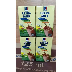 Ultra Milk Susu UHT Cokelat 125 ml (isi 8 pcs)