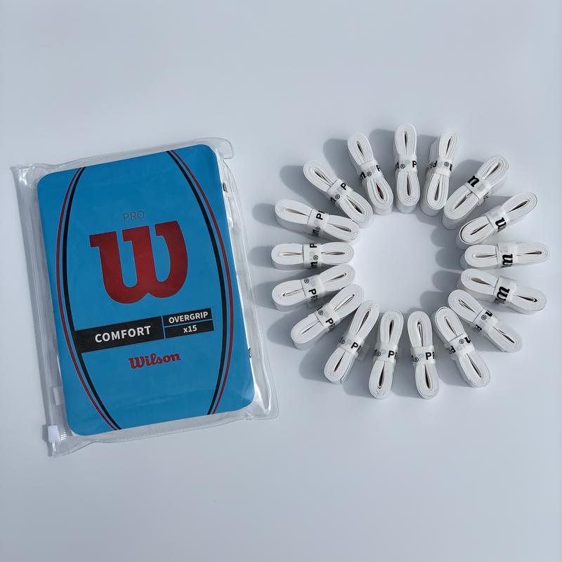 Bộ quần vợt, Wilson, 15 / 30 / 60 miếng, phụ kiện tập luyện cầu lông và quần vợt, bao bì thấm mồ hôi, tay cầm cầu lông 5
