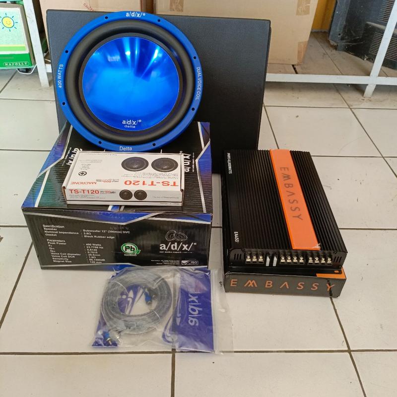 Product Introduction of Paket hemat power subwofer embassy, (Khusus buat truk canter) 12 inch Car 1