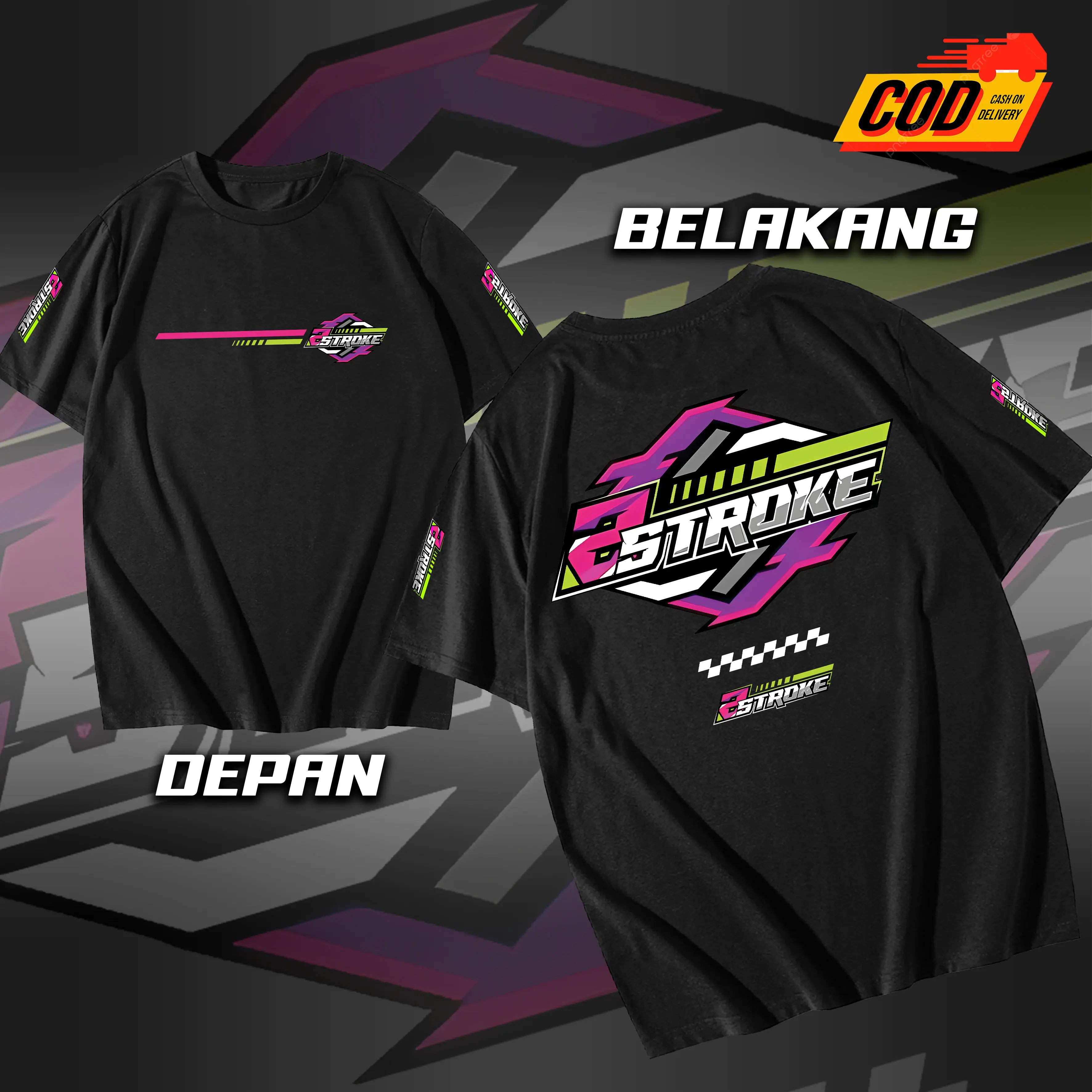 KAOS 2 STROKE | KAOS MEKANIK AMATIR | KAOS RACING ORIGINAL | BAJU RACING ORIGINAL | KAOS RACING BAJU DISTRO