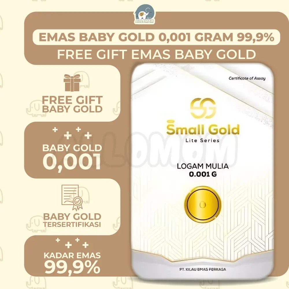 FREE GIFT EMAS BABY GOLD 0,001 GRAM