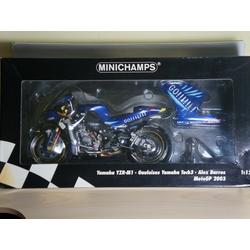Moto GP Yamaha YZR-M1 Alex Barros 2003 N°4 Gauloises - Minichamps 1/12 (122036304)