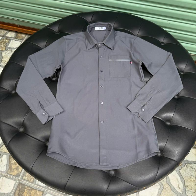  Áo Sơ Mi Nam Tay Dài  Vải Mango 1 TÚI IN NHẸ VẢI Dày Dặn Form Đứng Boy Phố ST MEN STORE Menswear 