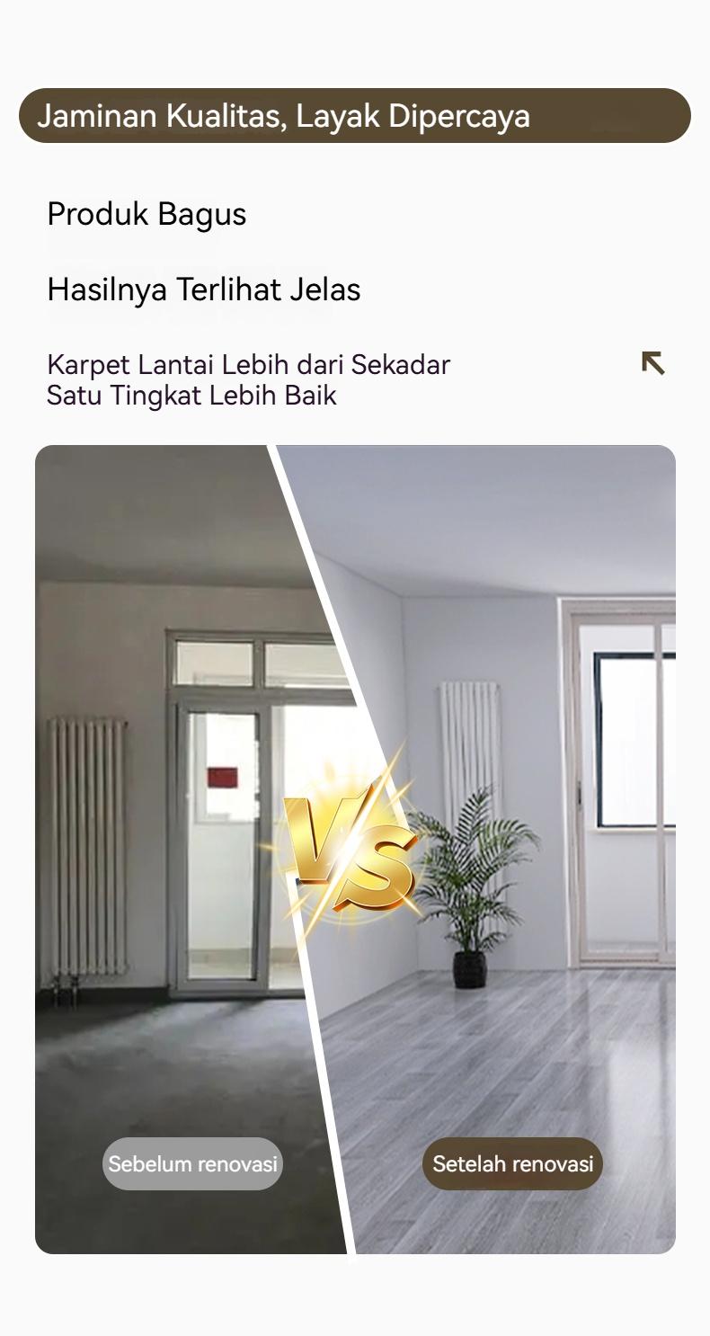 【​​Pengiriman hari ini​​​​】Ketebalan 1.0 mm Karpet Lantai Motif Kayu / Karpet Lantai Roll Vinyl Roll/ Vinyl Gulung Panjang Dekorasi Lantai Motif Kayu Anti-Slip Mudah Bersih /Bertekstur Emboss 2MX5M 2MX10M 2MX25M