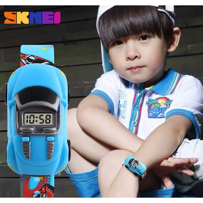SKMEI Jam Tangan LED Anak-Anak Bentuk Mobil - DG1241 3