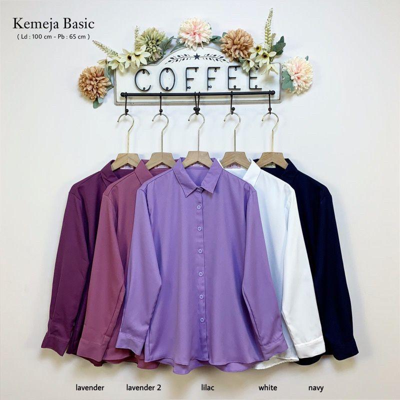 Product Introduction of Atasan Kemeja Wanita Polos Lengan Panjang Honey Shakila Twill Oversize Dewasa Cewek Hitam Baju Casual 2