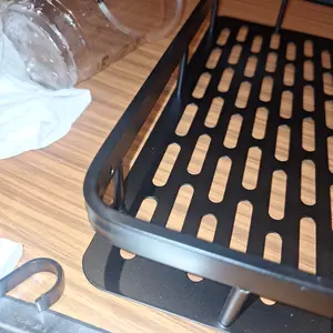 Rak Kamar Mandi Gantung Tempat Handuk Sabun Shampoo 1 Susun Dinding Sudut Stainless / Aluminium