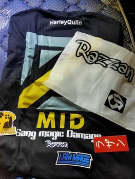 Product Review of RAZZAN KAOS ROLE MOBILE LEGENDS ALLROLE GOLD LANE EXP LANE MID LANE JUNGLER ROAMER PREMIUM QUALITY BAJU GAMING ML ROLE from E**n 0