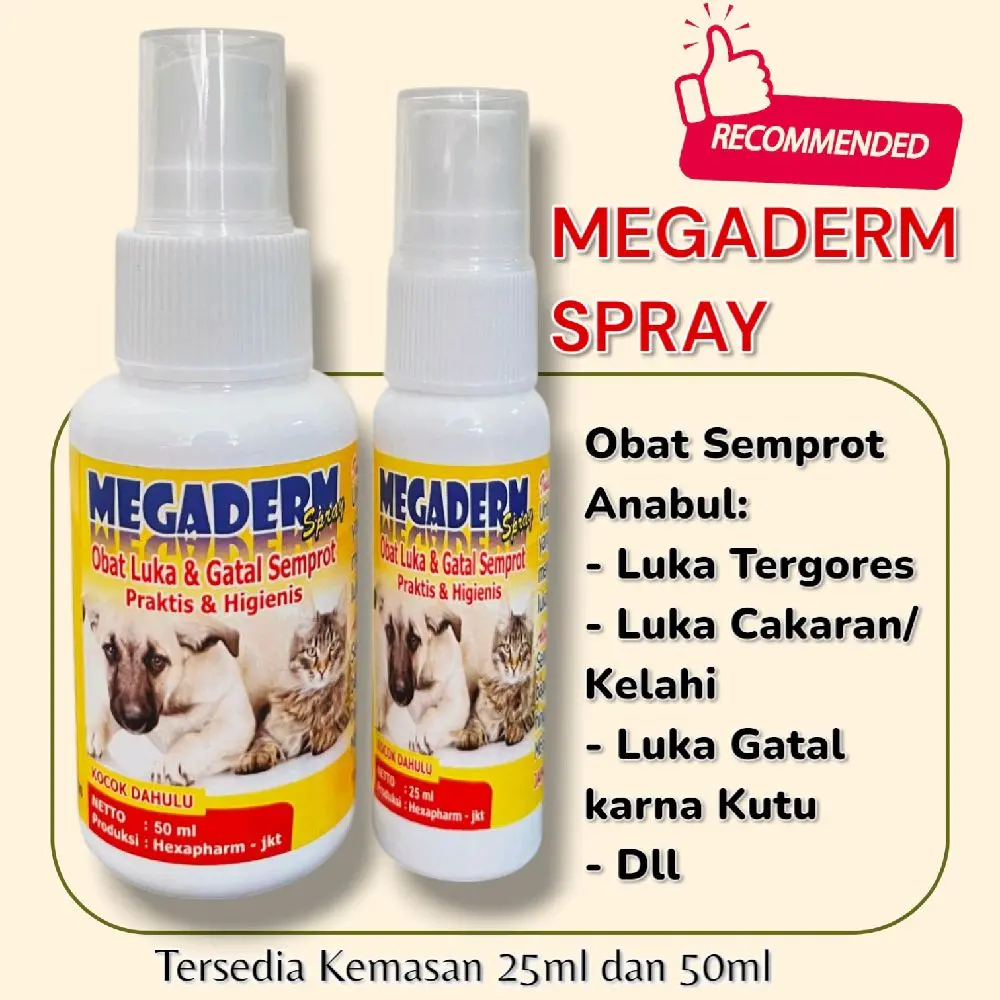 SPRAY OBAT LUKA GATAL KUCING ANJING