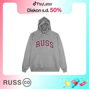 Russ Sweater Hoodie Pria Oldskull Misty ( Up To Big Size ) Fleece Nyaman Soft Bordir Casual Distro Kaos Tebal
