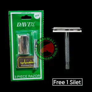 Alat Cukur Kumis Jenggot Silet Cukur refillable