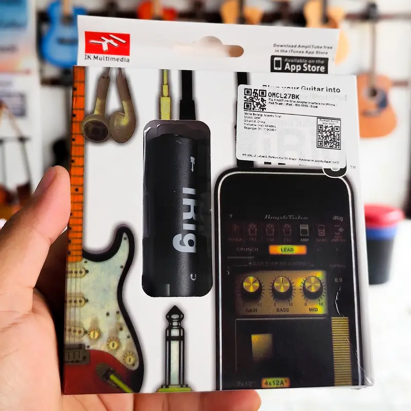 ORIGINAL iRig AmpliTube Guitar Interface Adapter for Android & iOS 3