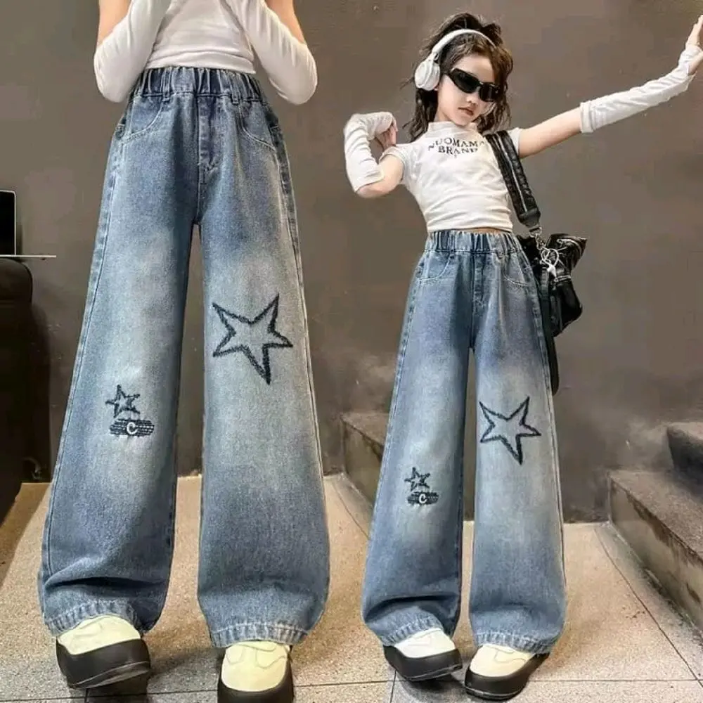 kulot Skena jeans anak perempuan star girls Korean style