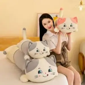 GULING LYING CAT JUMBO UKURAN 95CM LEMBUT PREMIUM