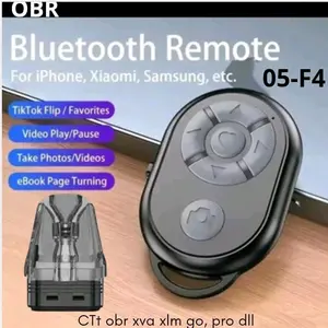 Colmer Remot Kontrol Jarak Jauh Bluetooth Universal IOS Android Remote Selfie, Scroll Sosial Media Mini Portable E-commerce Mudah di Gunakan untuk Selfie