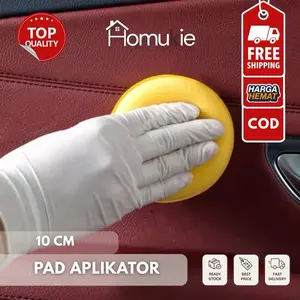 HOMUKIE - Sponge / Pad Aplikator Bulat Interior Mobil Motor