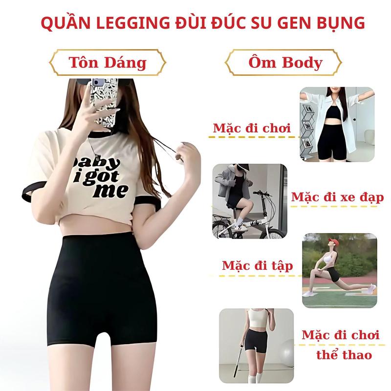 Combo 2 Quần Short Nữ Cạp Cao Định Hình - Quần Đùi Biker Sport Ôm Fit Body Co Dãn 4 Chiều Thấm Hút Mồ Hôi Legging Không Viền May Hách Eo Tôn V3 Cạp 12cm Thể Thao Đạp Xe Tập Gym Thể Dục SAVILL V779