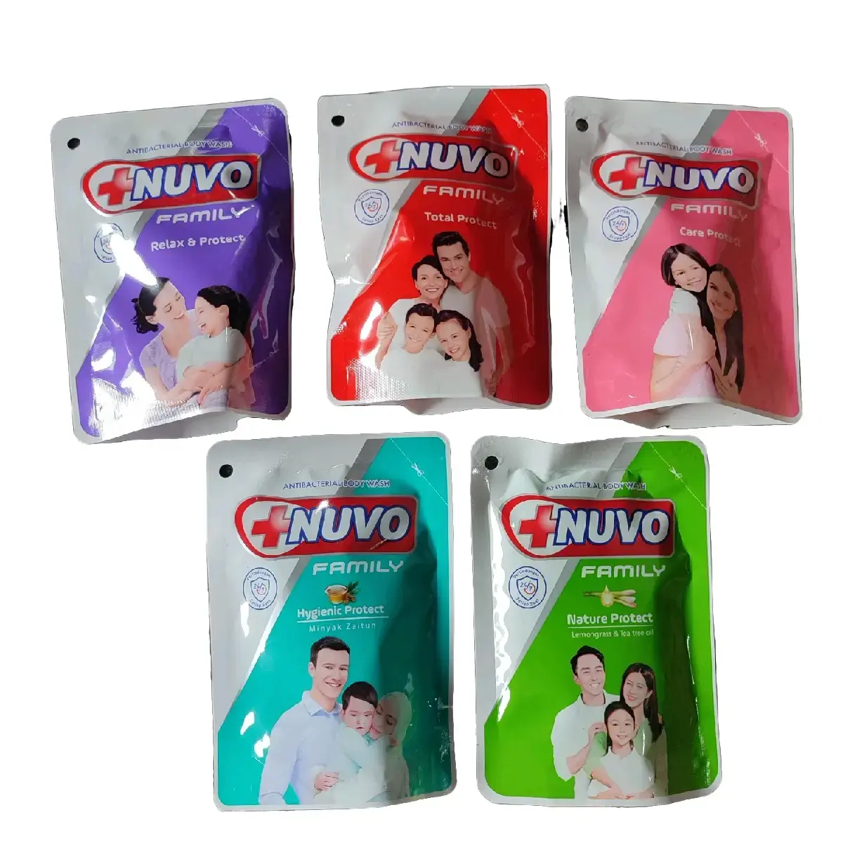 10 Pcs Sabun Nuvo ukuran 60ml varian Random